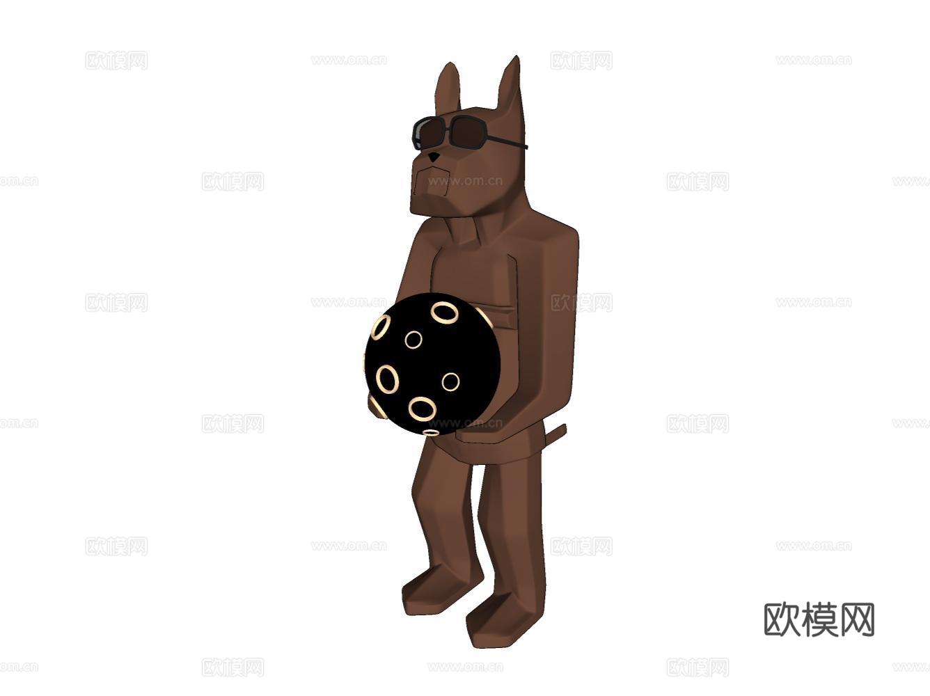 玩偶su模型下载（渲染图2）