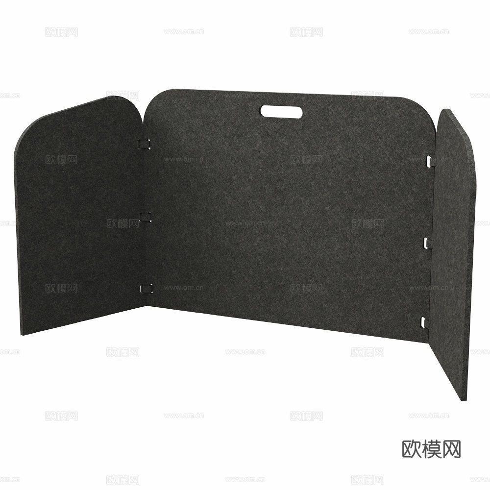 便携式声学面板 P-Office3d模型下载（渲染图2）