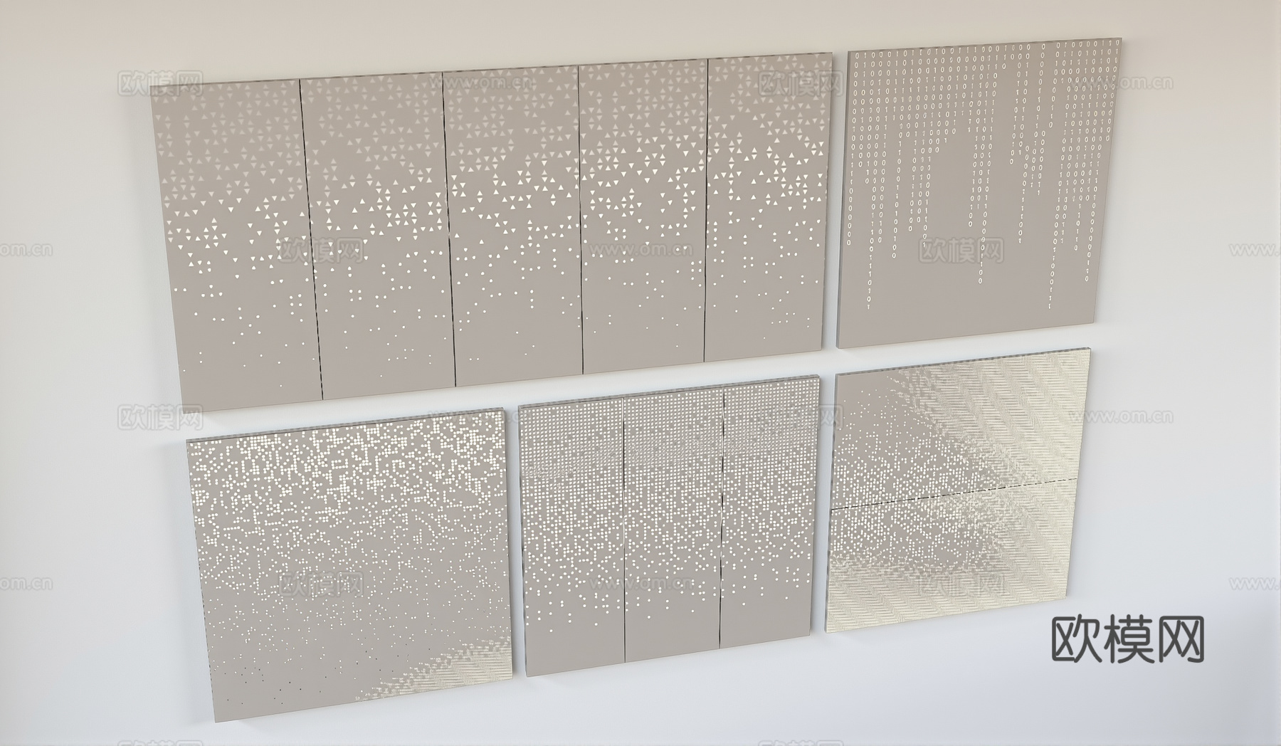 穿孔冲孔铝板金属板su模型