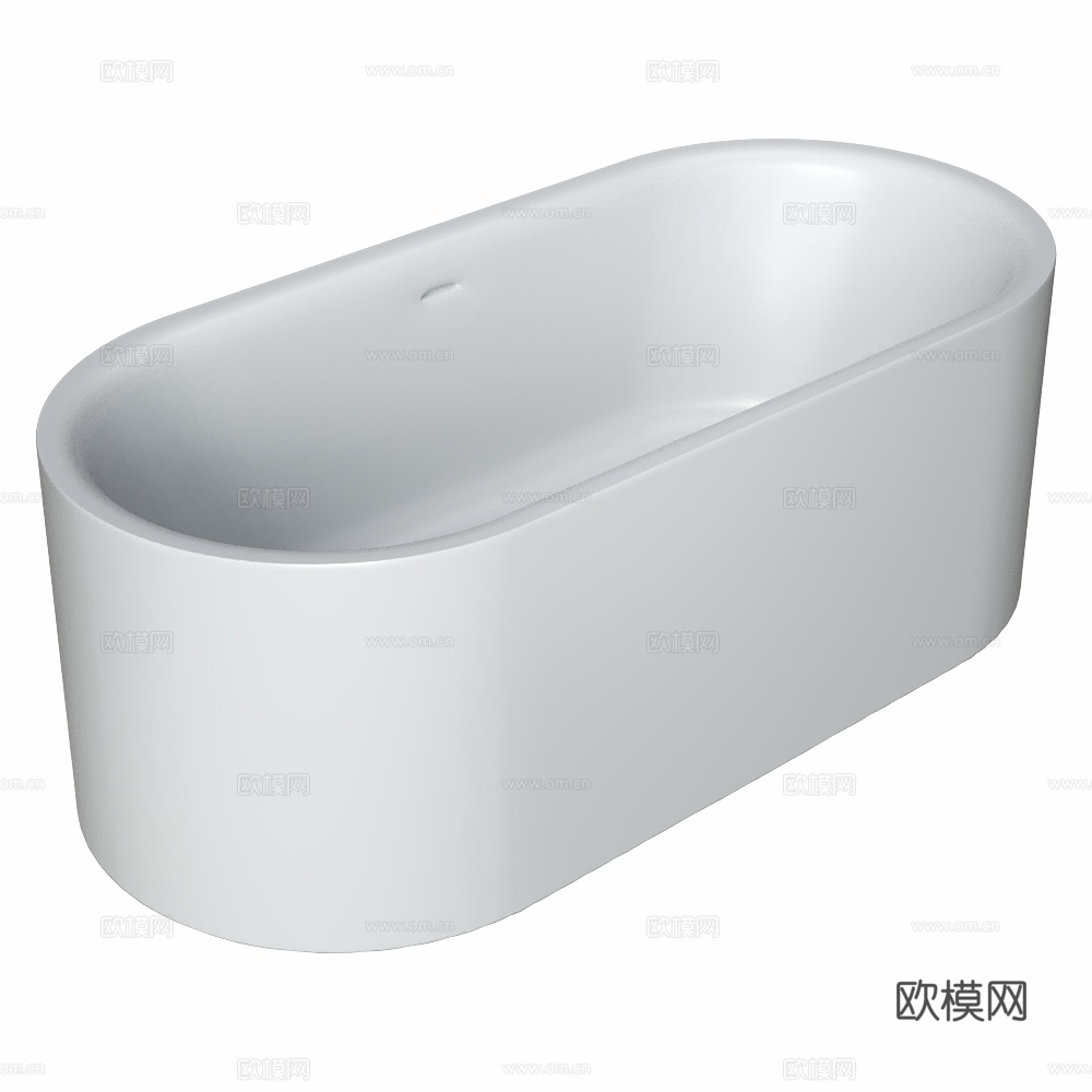 浴缸 PERLA3d模型下载（渲染图1）