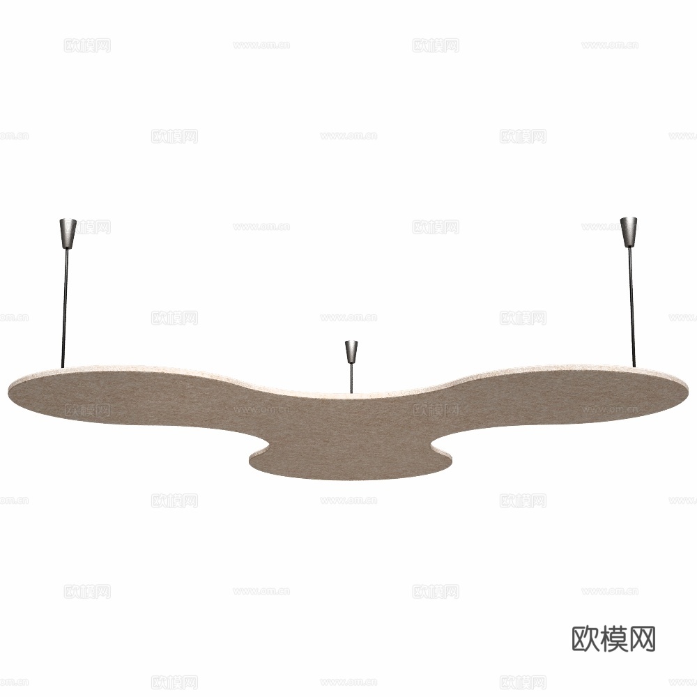 吸音天花板吊挂系统 Z23d模型下载（渲染图1）