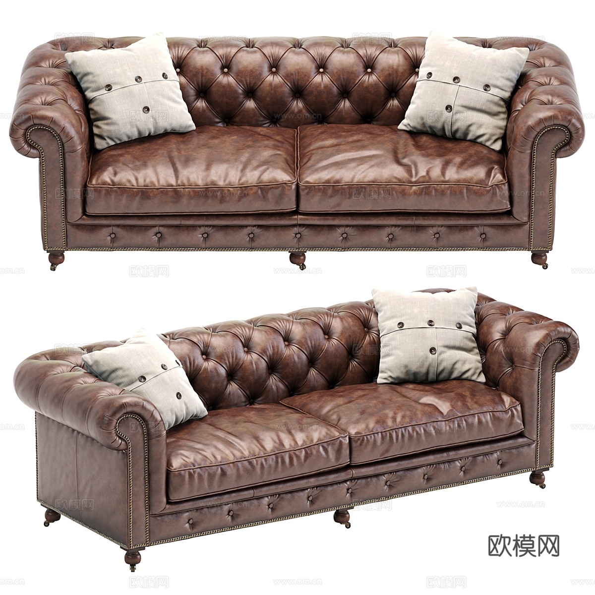 Carnegie Conrad沙发3d模型下载