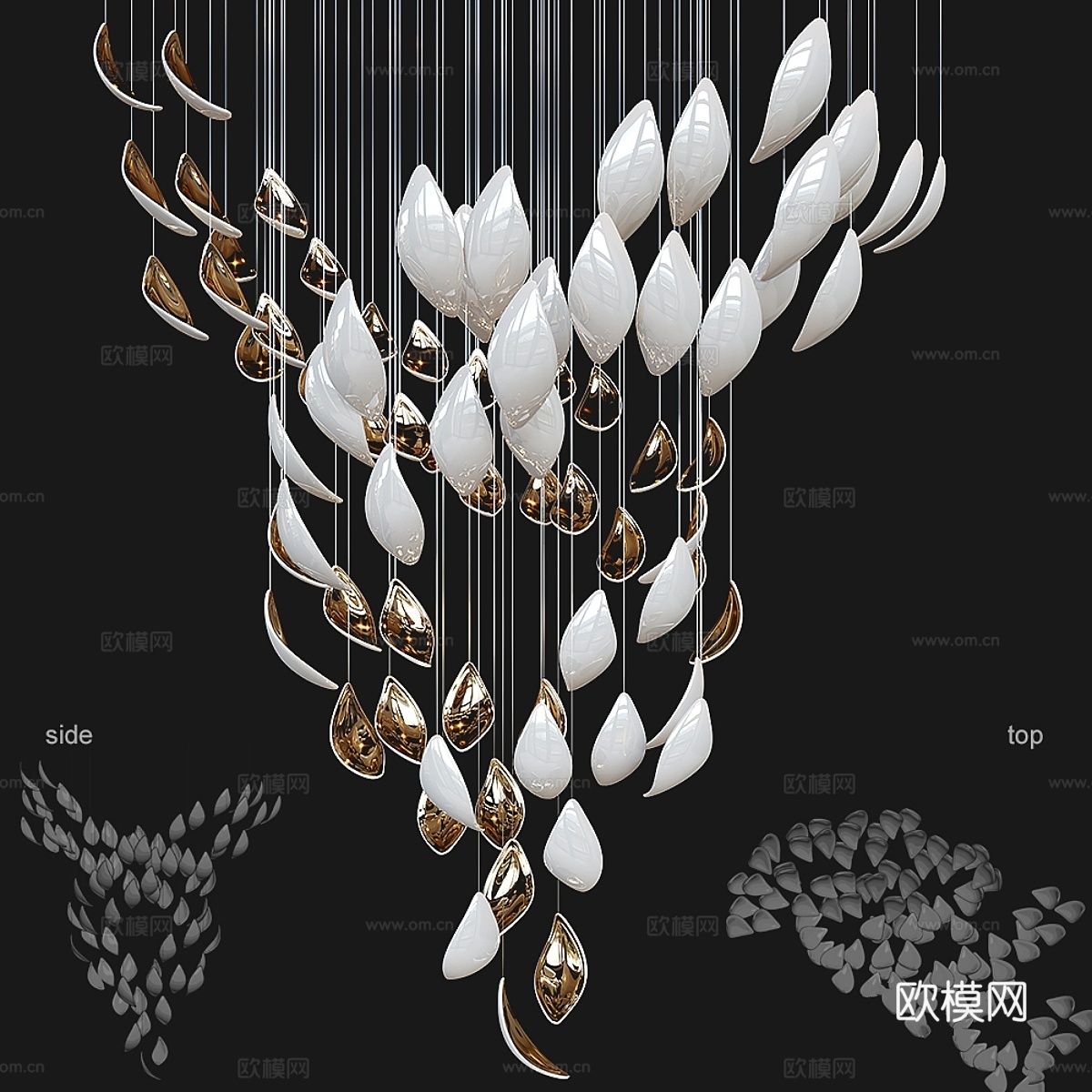 Vargov 枝形吊灯3d模型