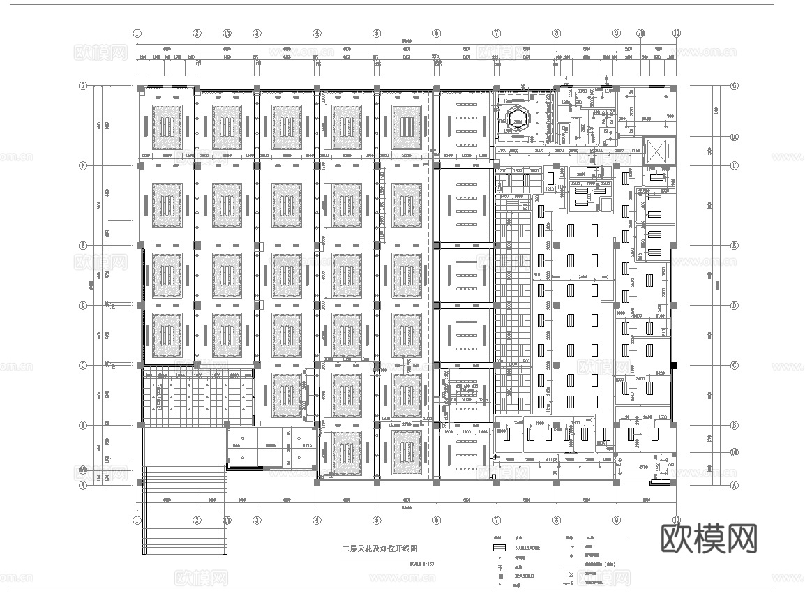 食堂 餐厅 最新全套施工图合集cad施工图