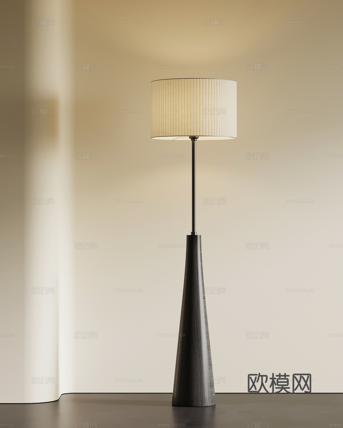 现代落地灯su模型