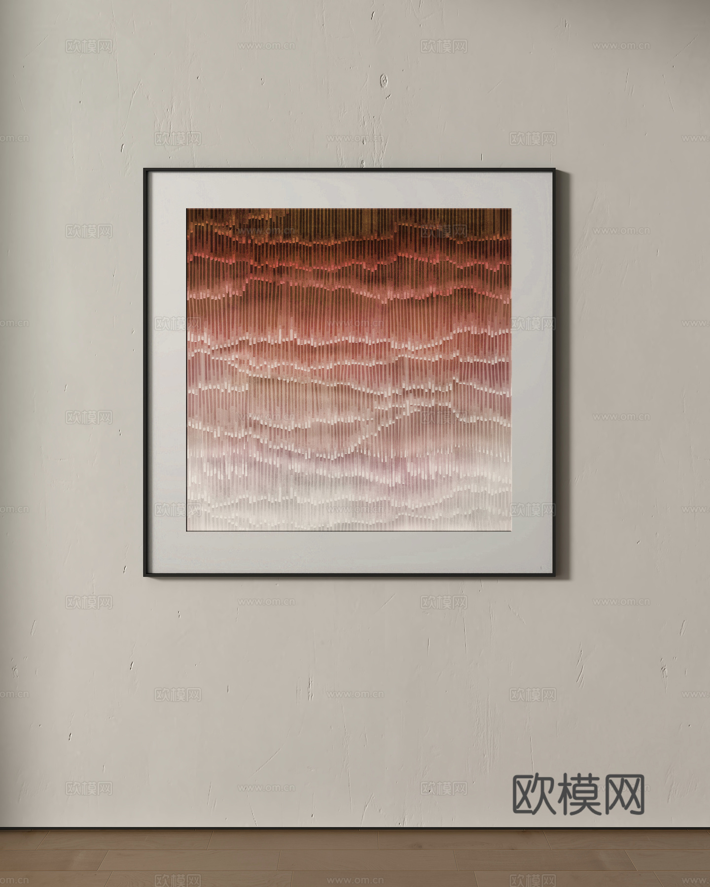 现代装饰画su模型