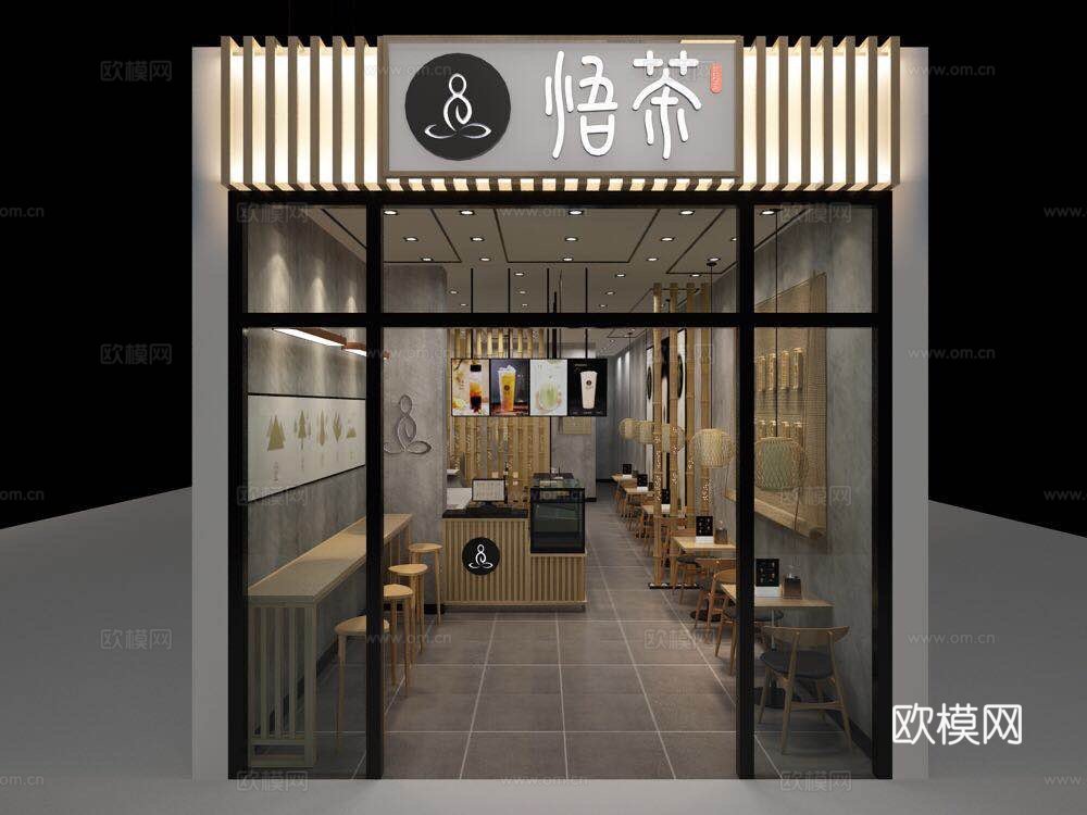 奶茶店 咖啡店 最新全套施工图合集cad施工图