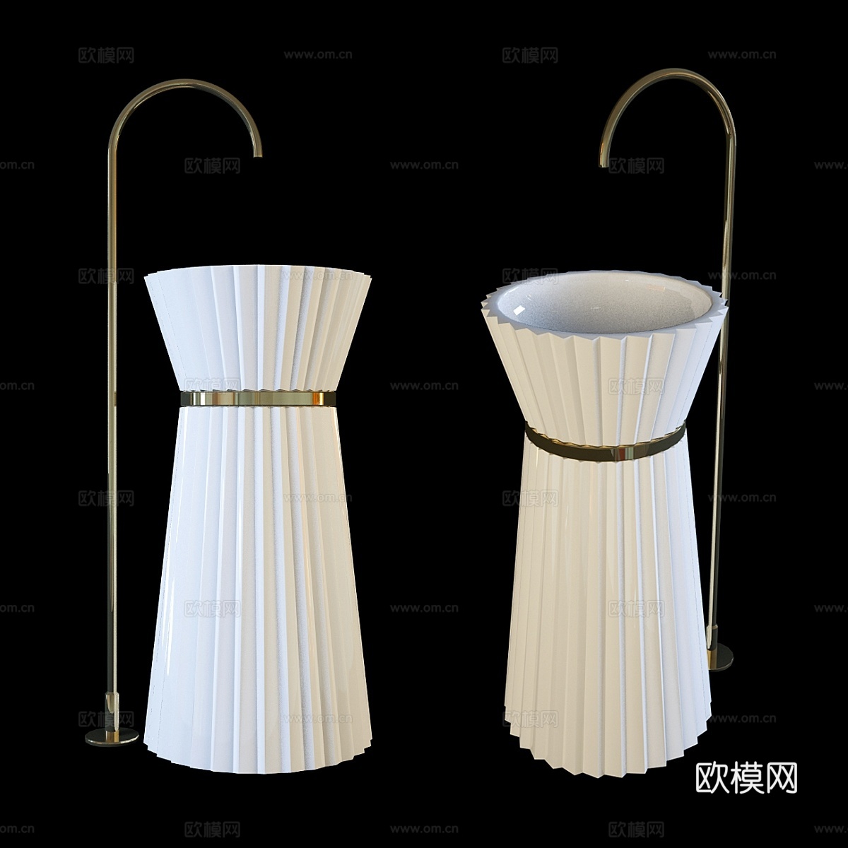 Oasis Group Plisse水槽3d模型下载