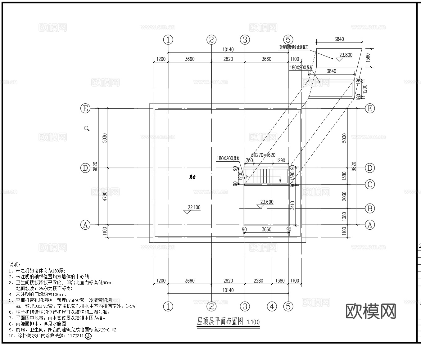 欧式别墅设计cad施工图cad施工图
