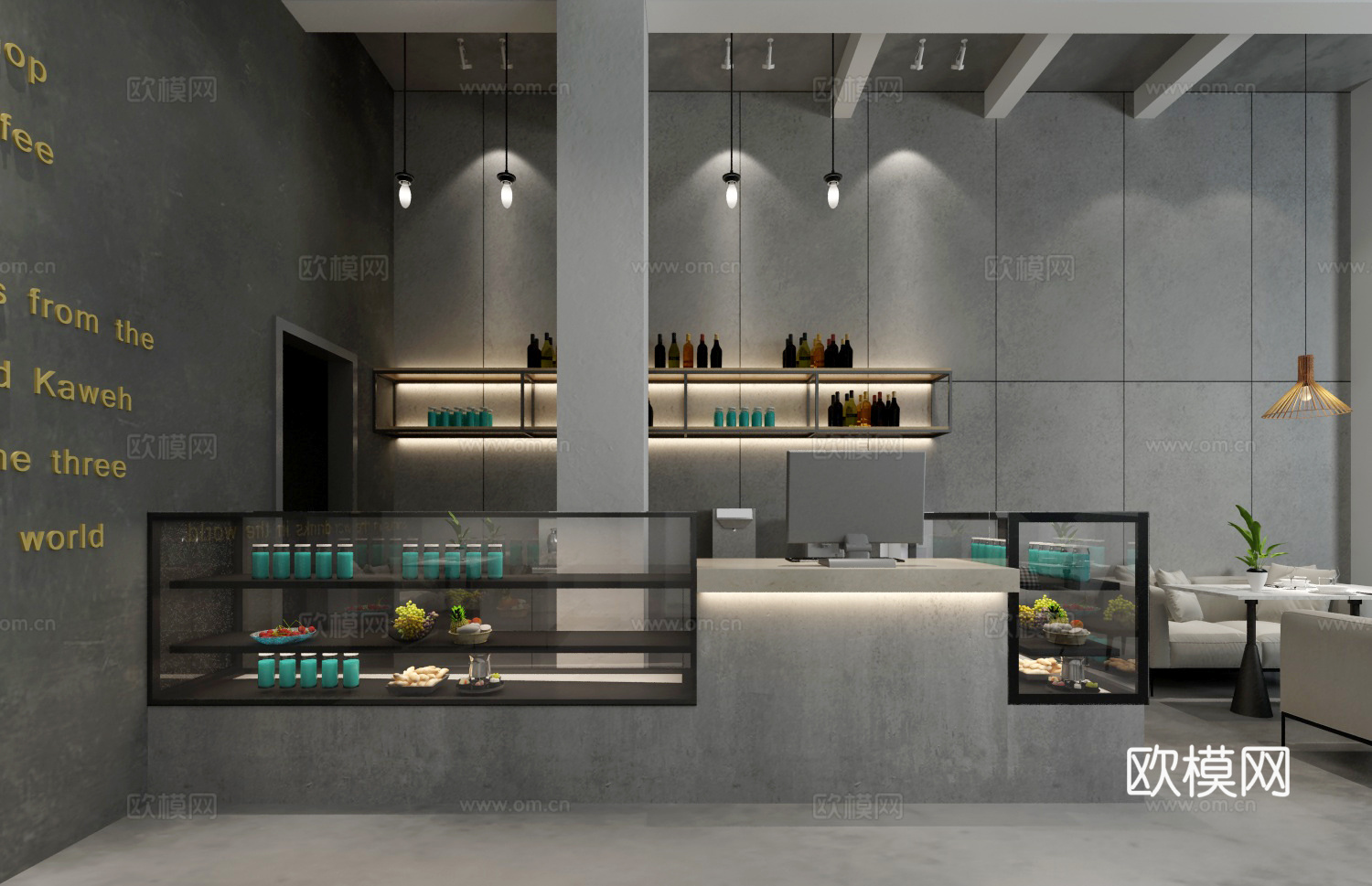 奶茶店 咖啡店 最新全套施工图合集cad施工图