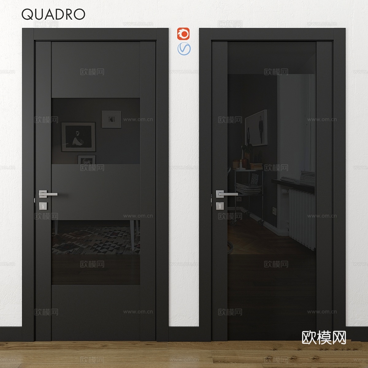 Quadro Volkhovets门系列第2部分3d模型