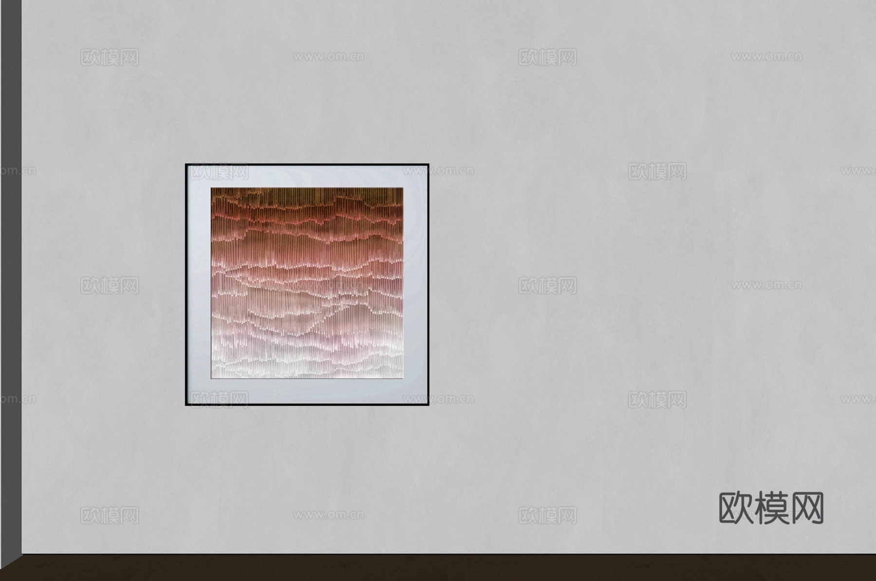 现代装饰画su模型