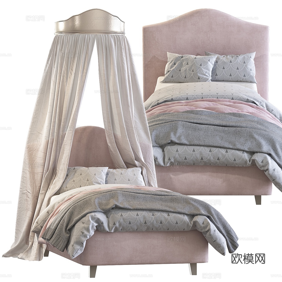 萨沃伊·施拉姆儿童床 23d模型