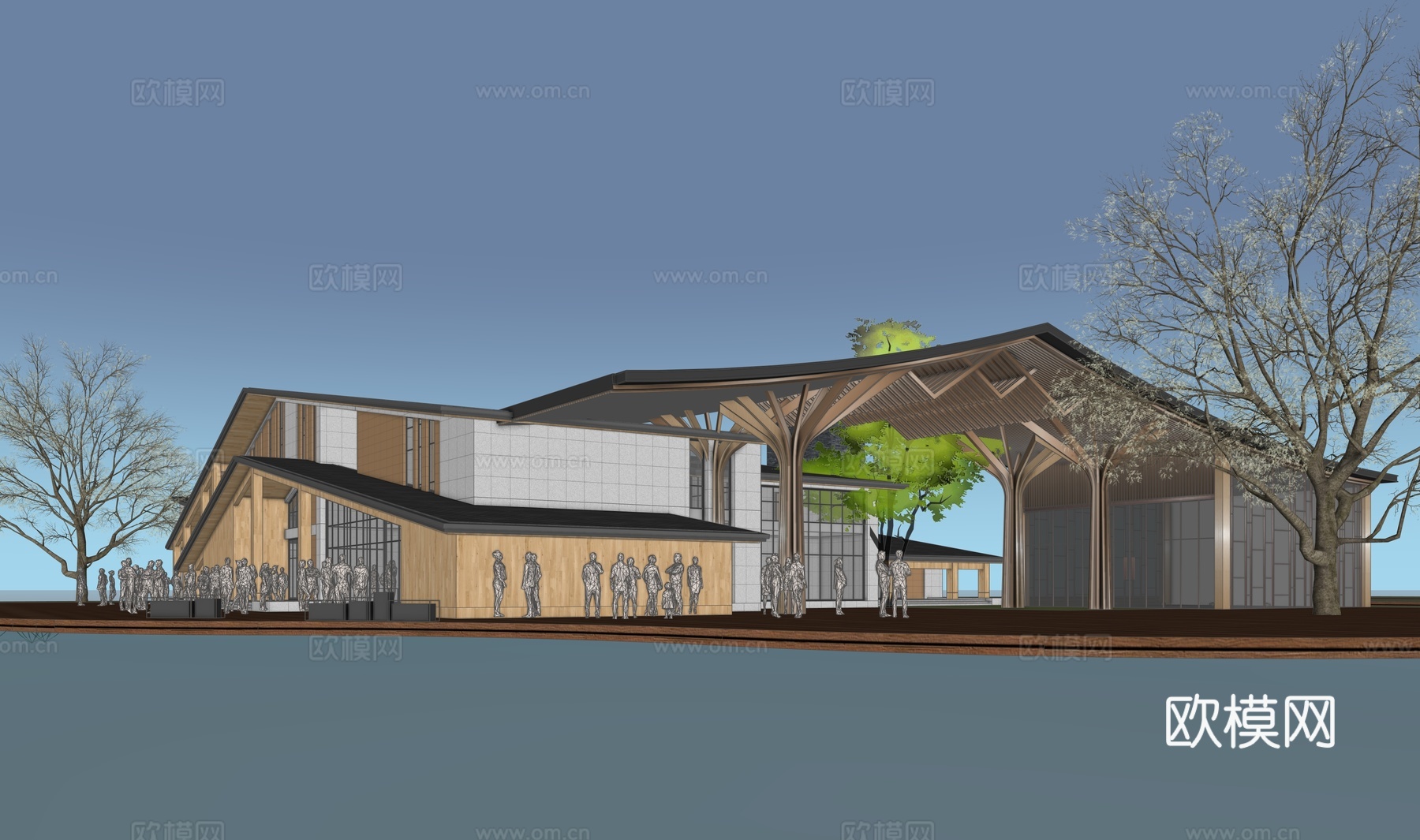 社区服务中心su模型