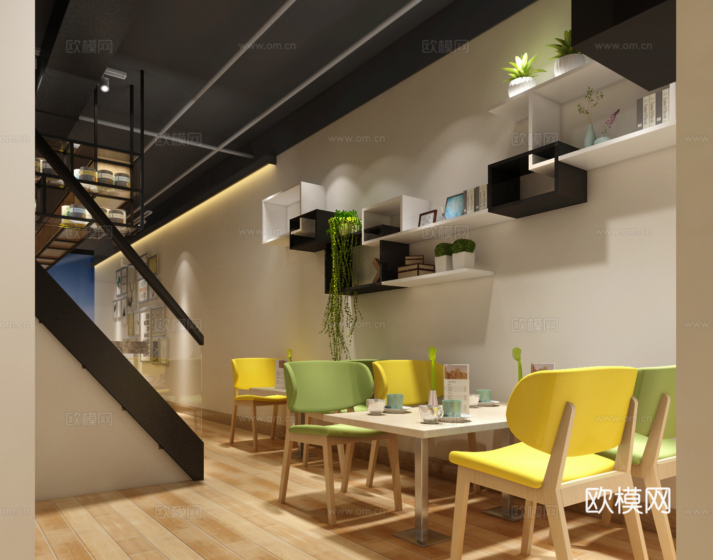 50平奶茶店 小吃店 最新全套施工图合集cad施工图