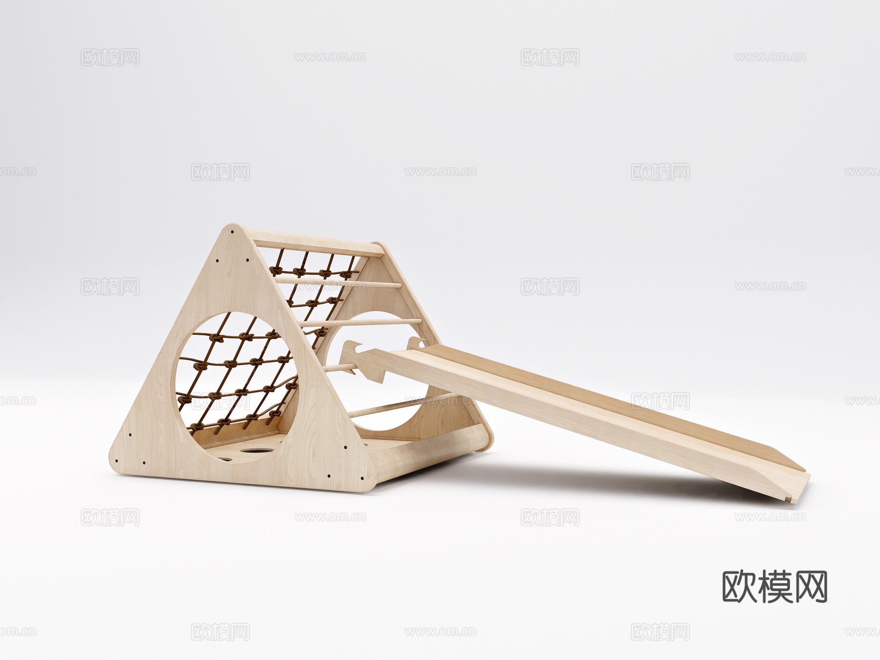 儿童攀爬架 儿童滑滑梯su模型