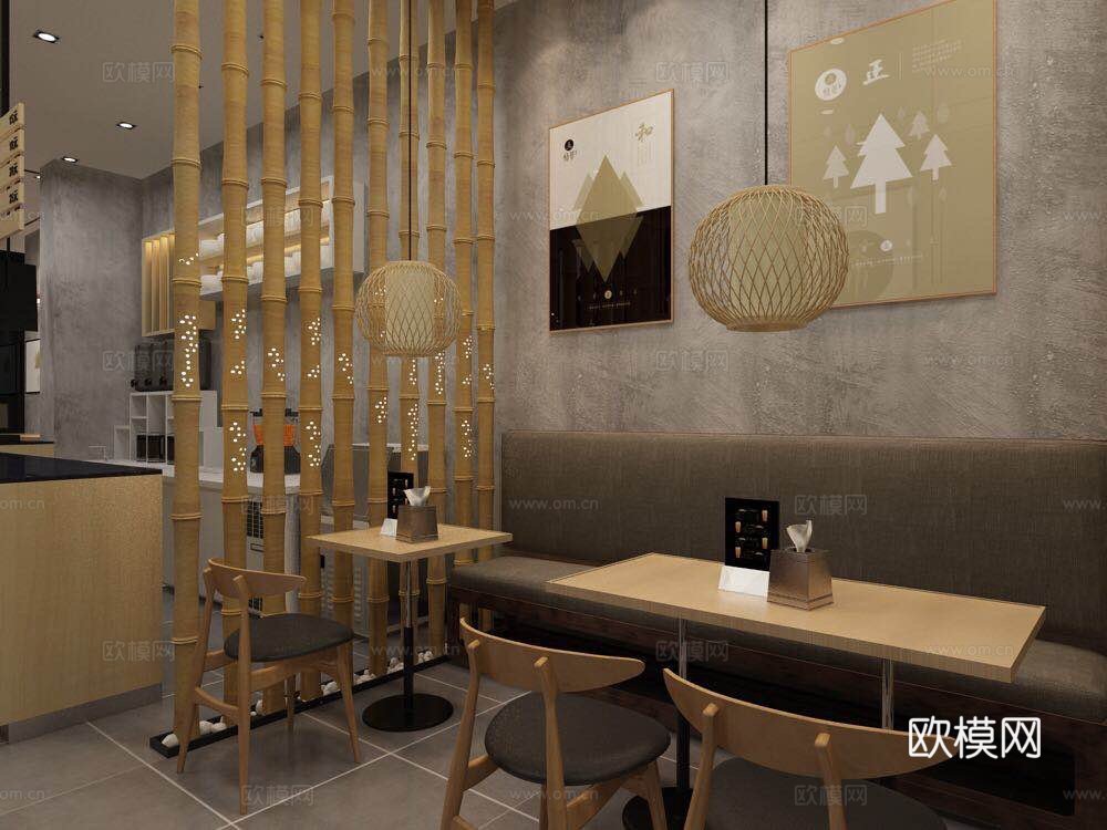 奶茶店 咖啡店 最新全套施工图合集cad施工图