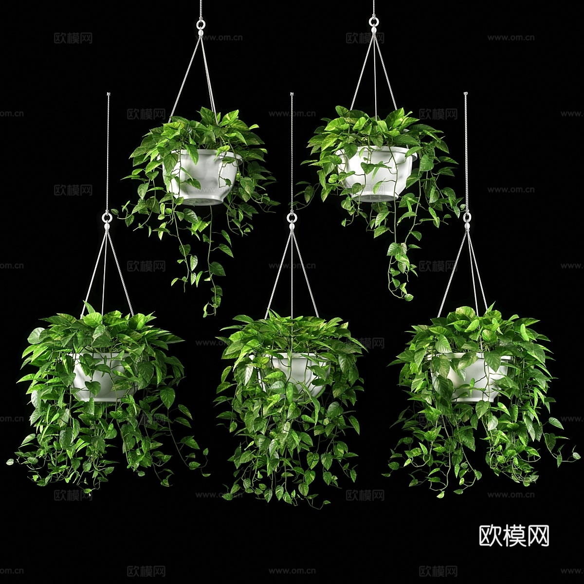 植物组合133d模型下载