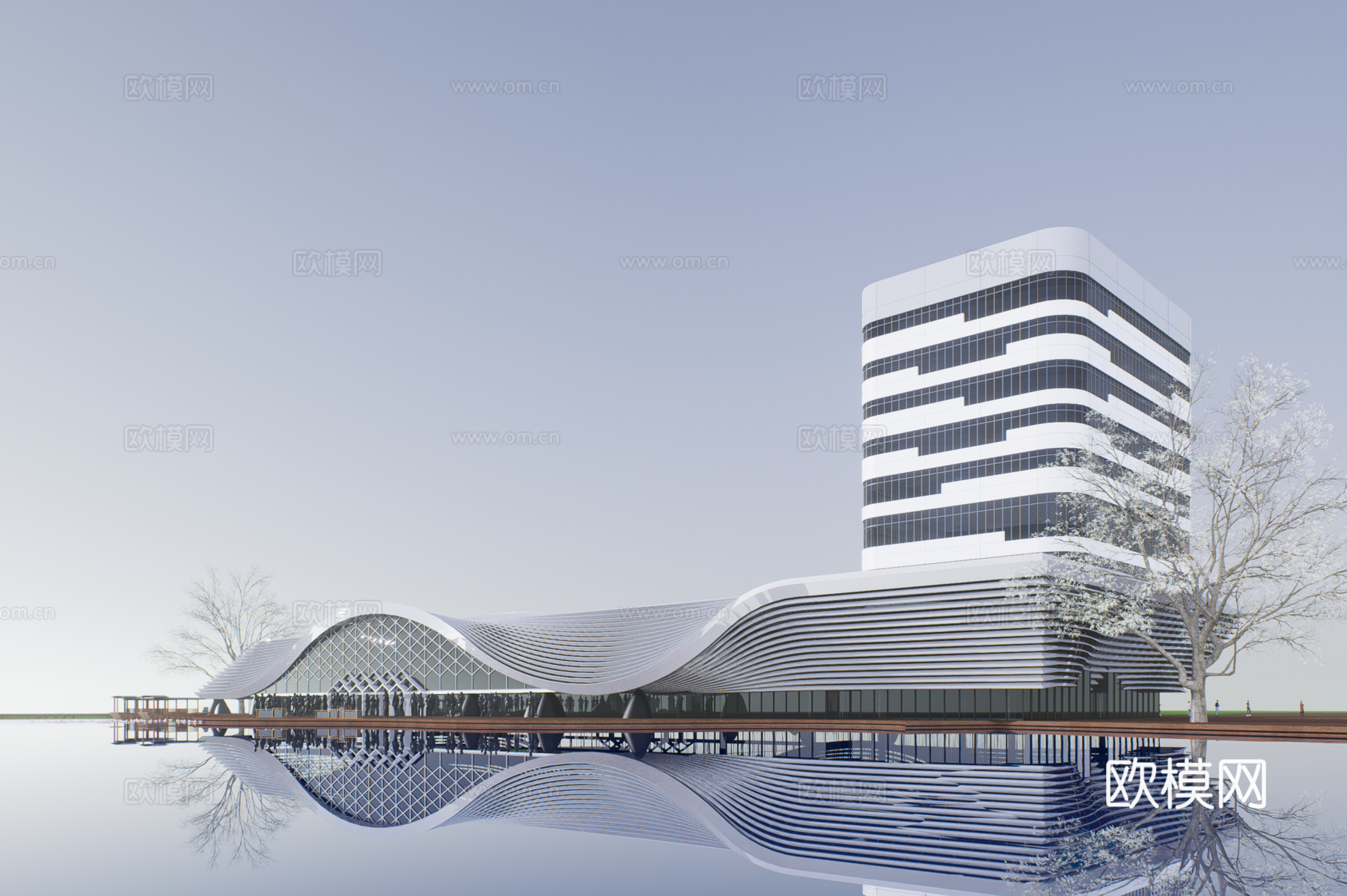 商业综合体su模型