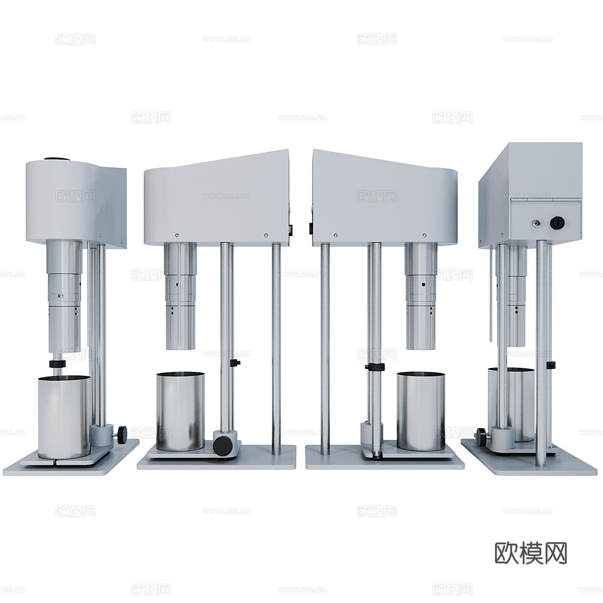 旋转粘度计3d模型下载（渲染图2）