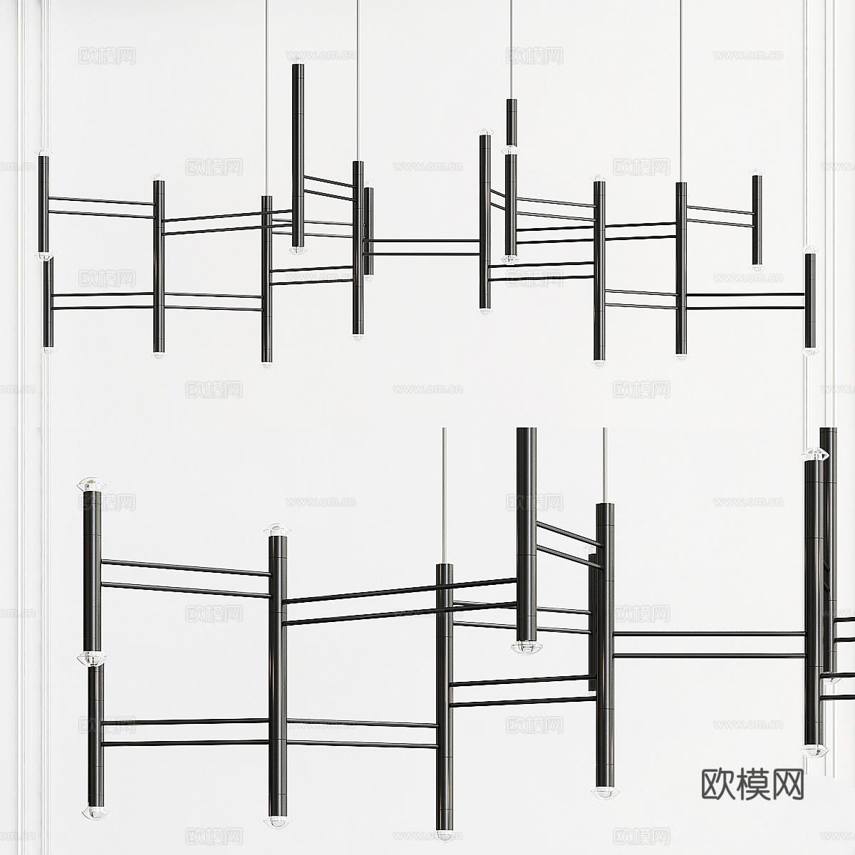 白羊座极简照明系统3d模型