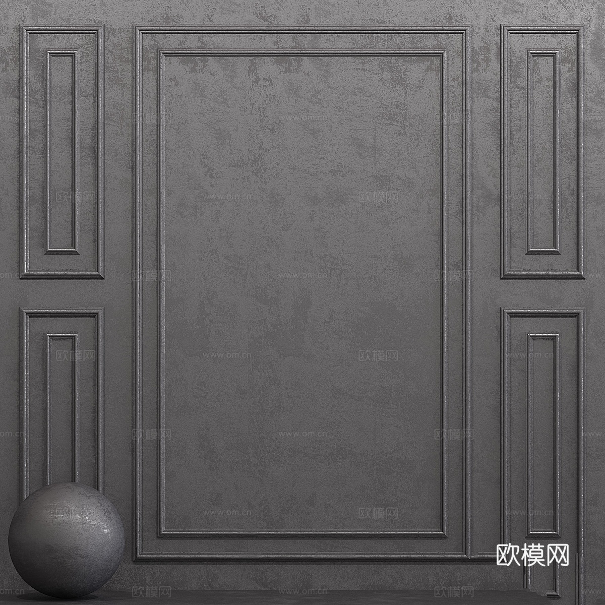 装饰灰泥带装饰线条 63d模型下载