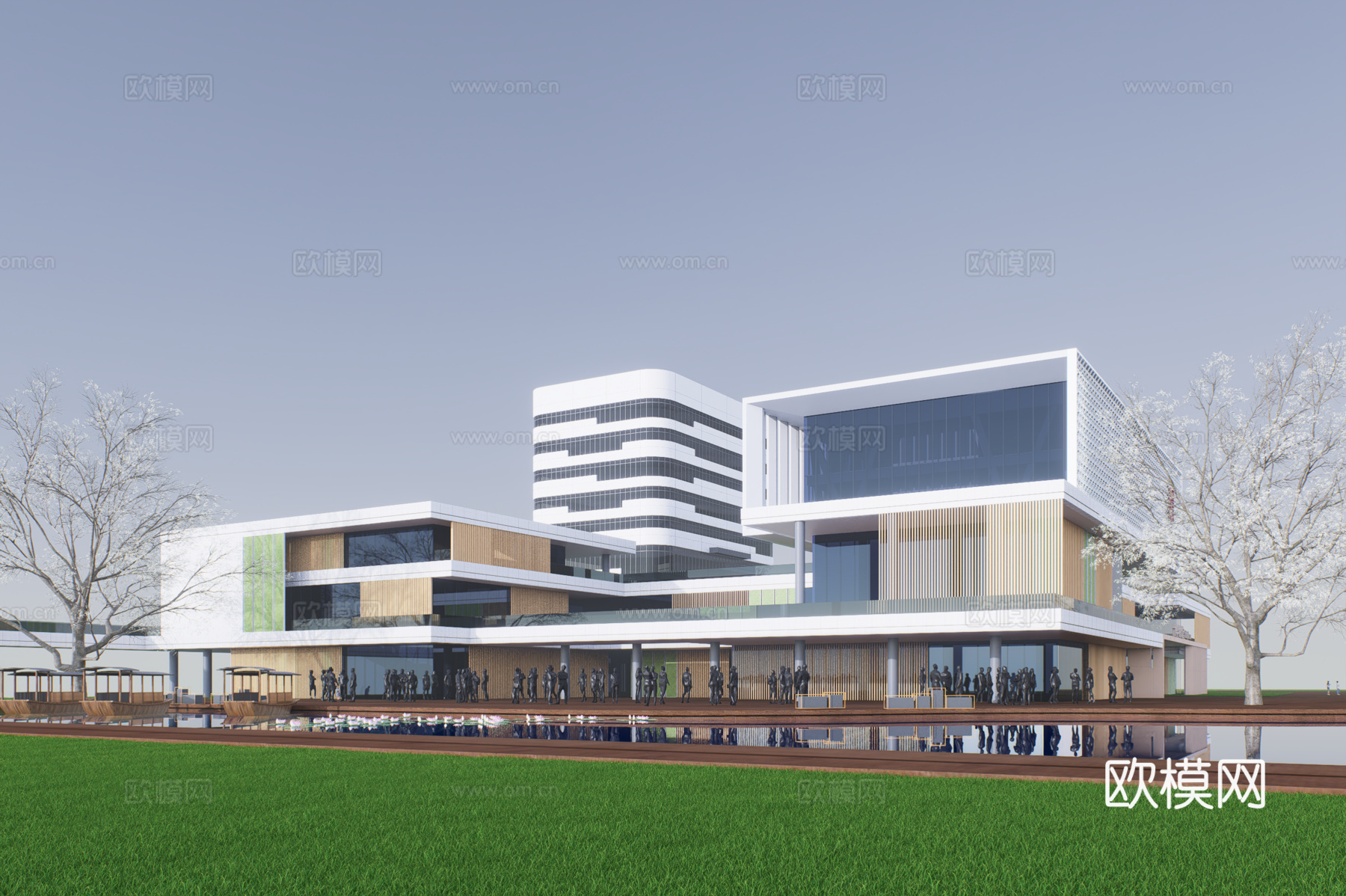 商业综合体su模型