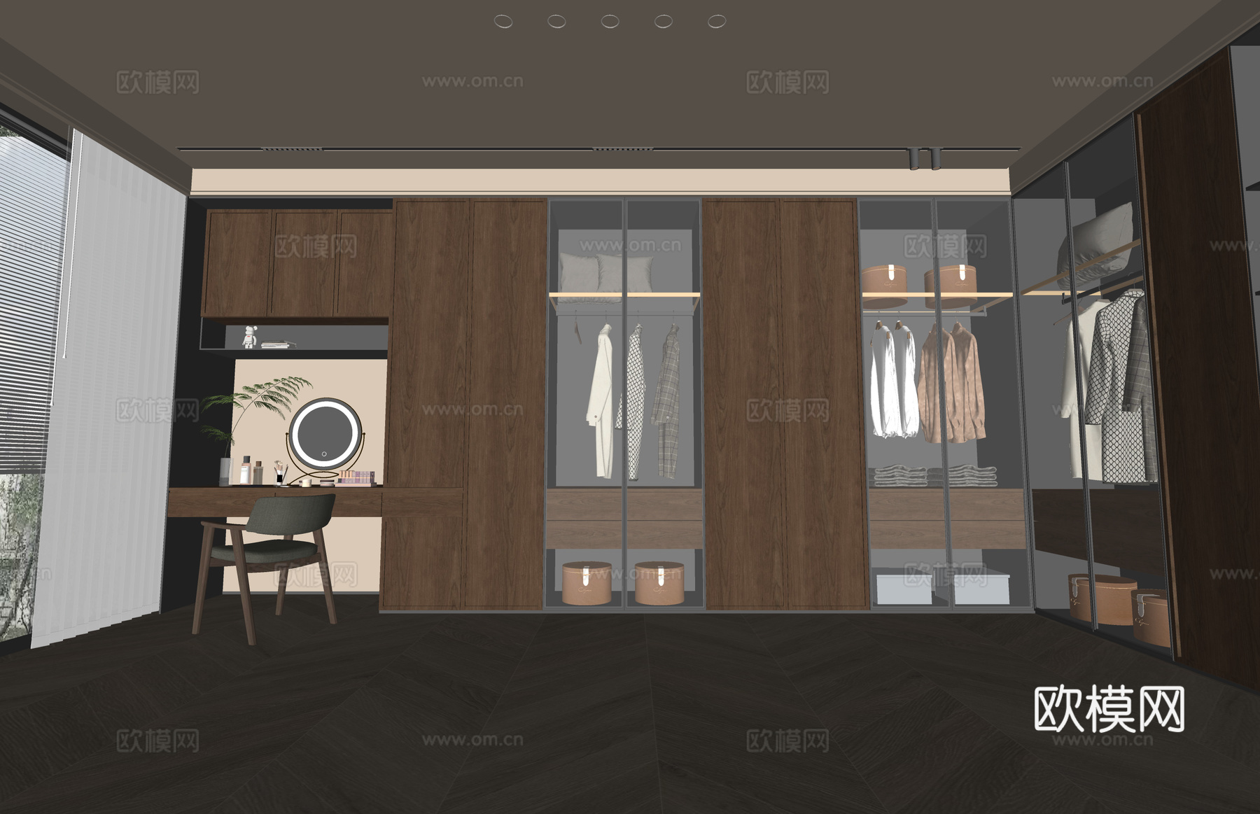 阳台 客餐厅 书房 餐厅 书柜 电脑 厨房 沙发 茶室 家装su模型