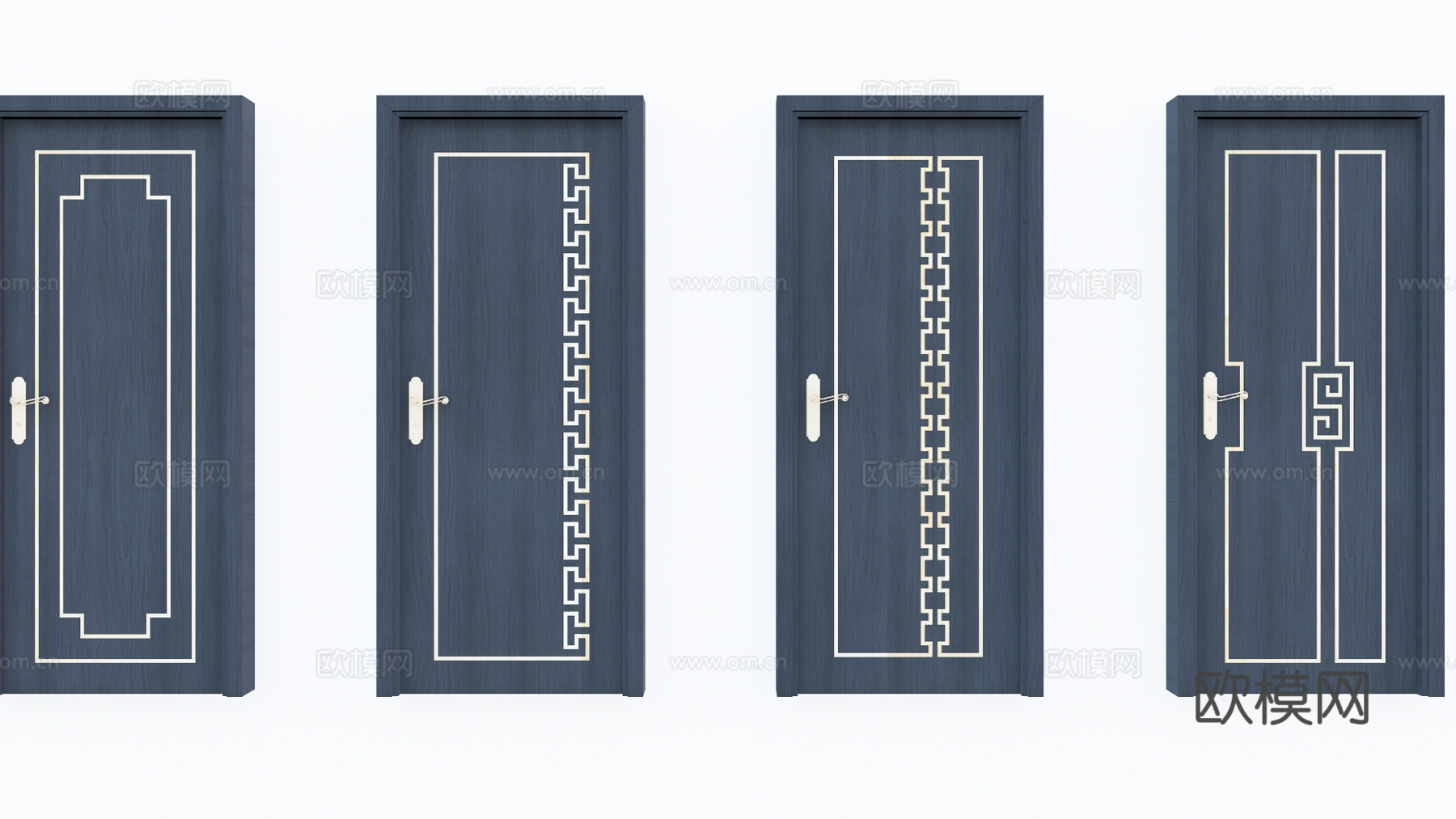 构件 窗 推拉门 卫生间 卧室 门 客厅 五金 家装su模型下载（渲染图2）