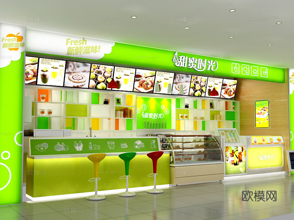 20平小吃店 最新全套施工图合集cad施工图