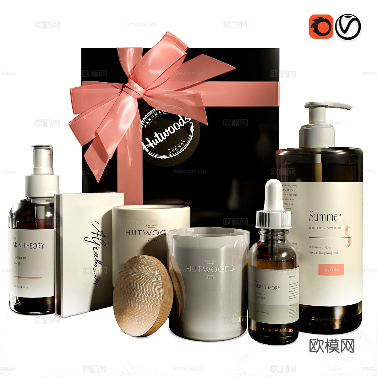 装饰套装3d模型下载