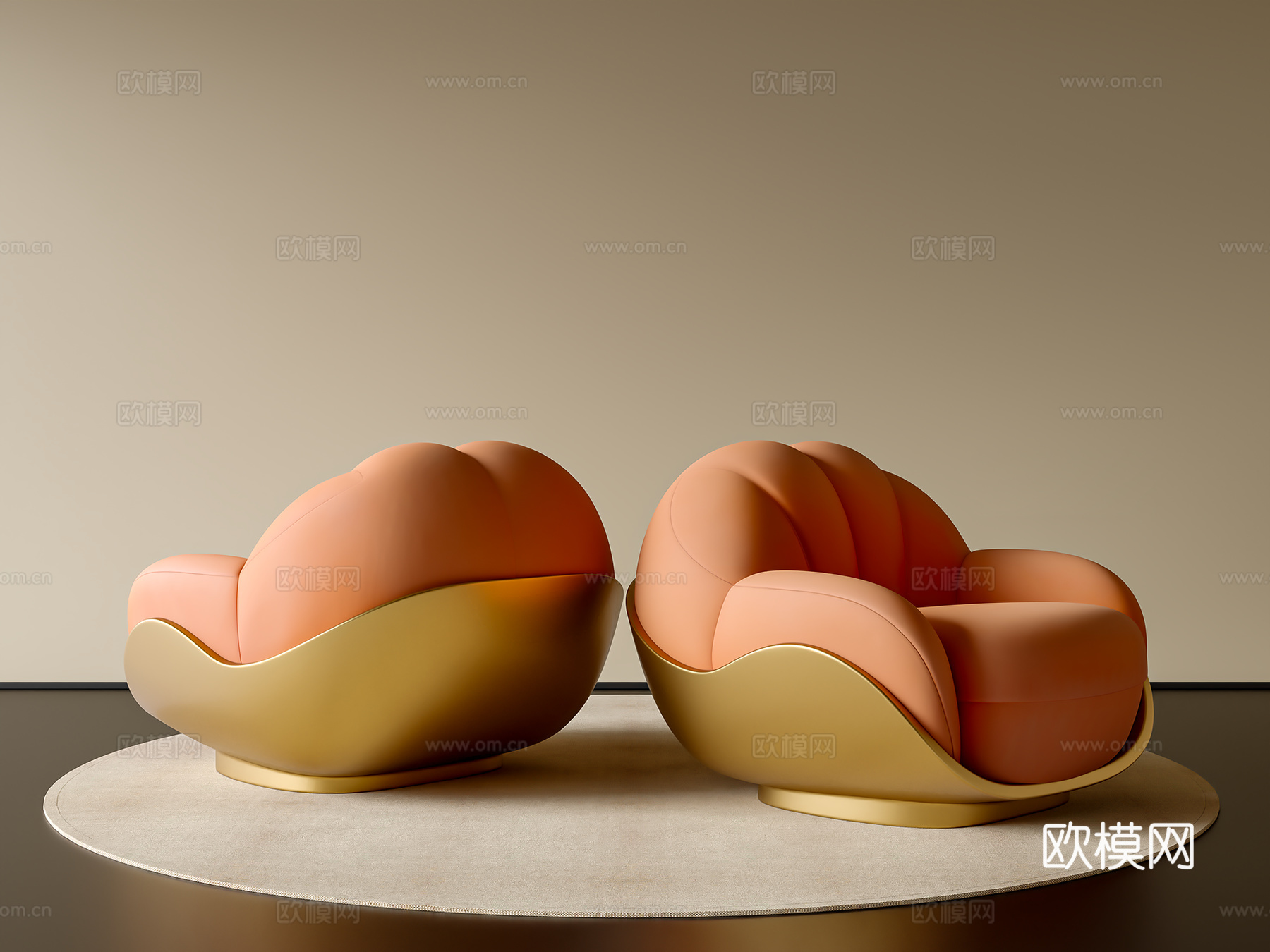 休闲沙发3d模型
