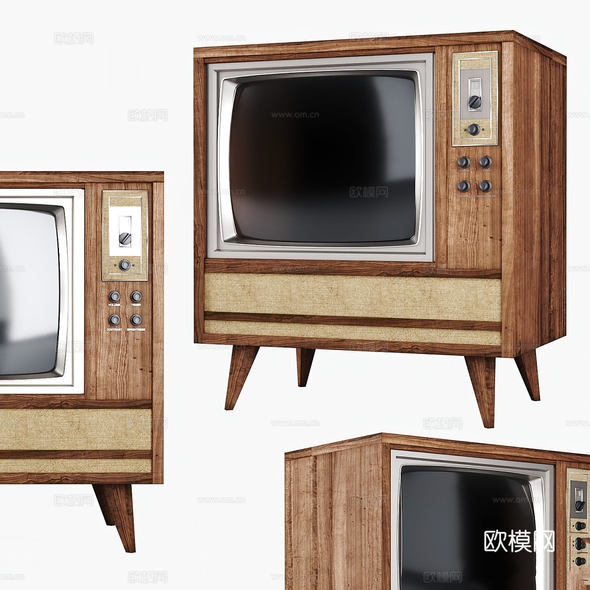 老电视3d模型下载