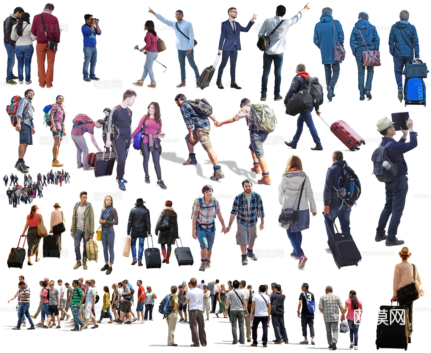 户外旅行人物素材下载