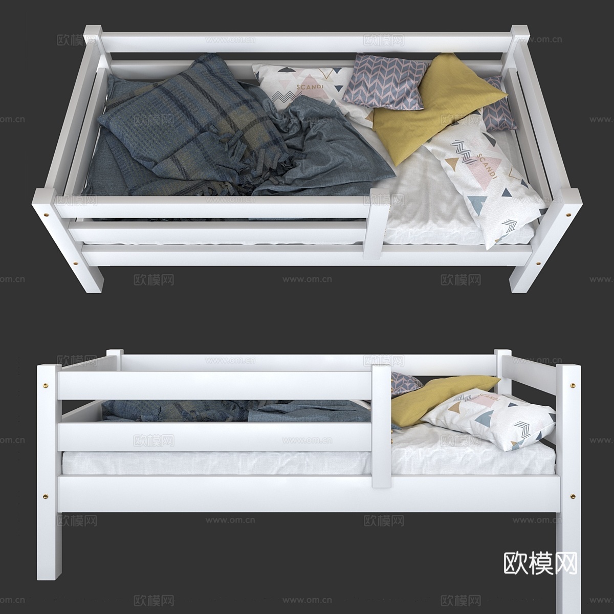 儿童床霍夫-索尼娅3d模型下载