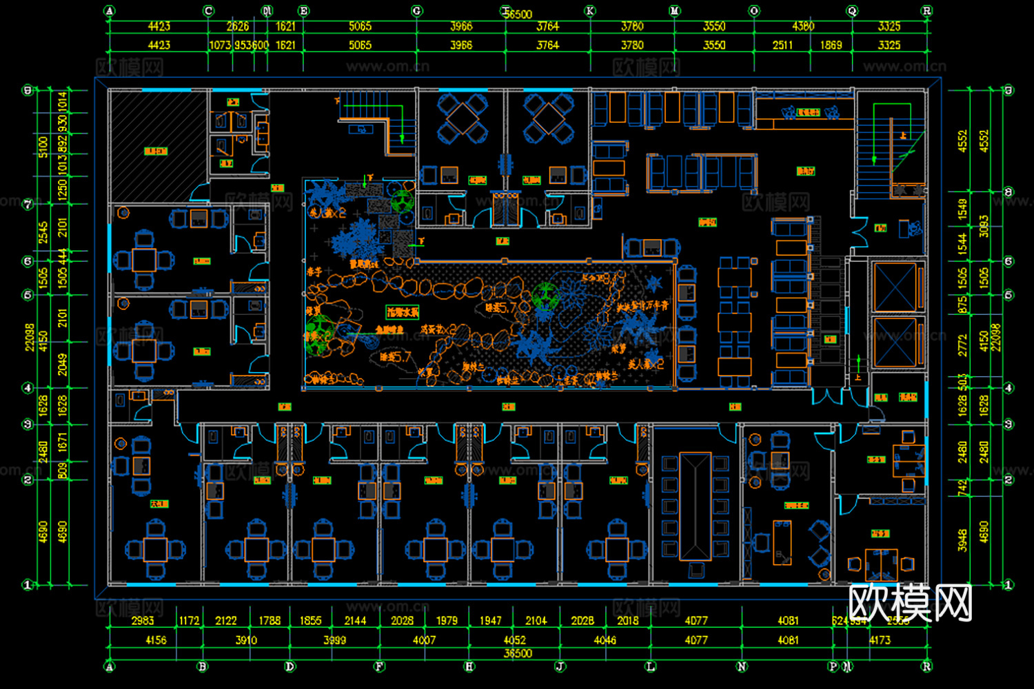 24套咖啡店咖啡厅CAD施工图最新整理合集cad施工图