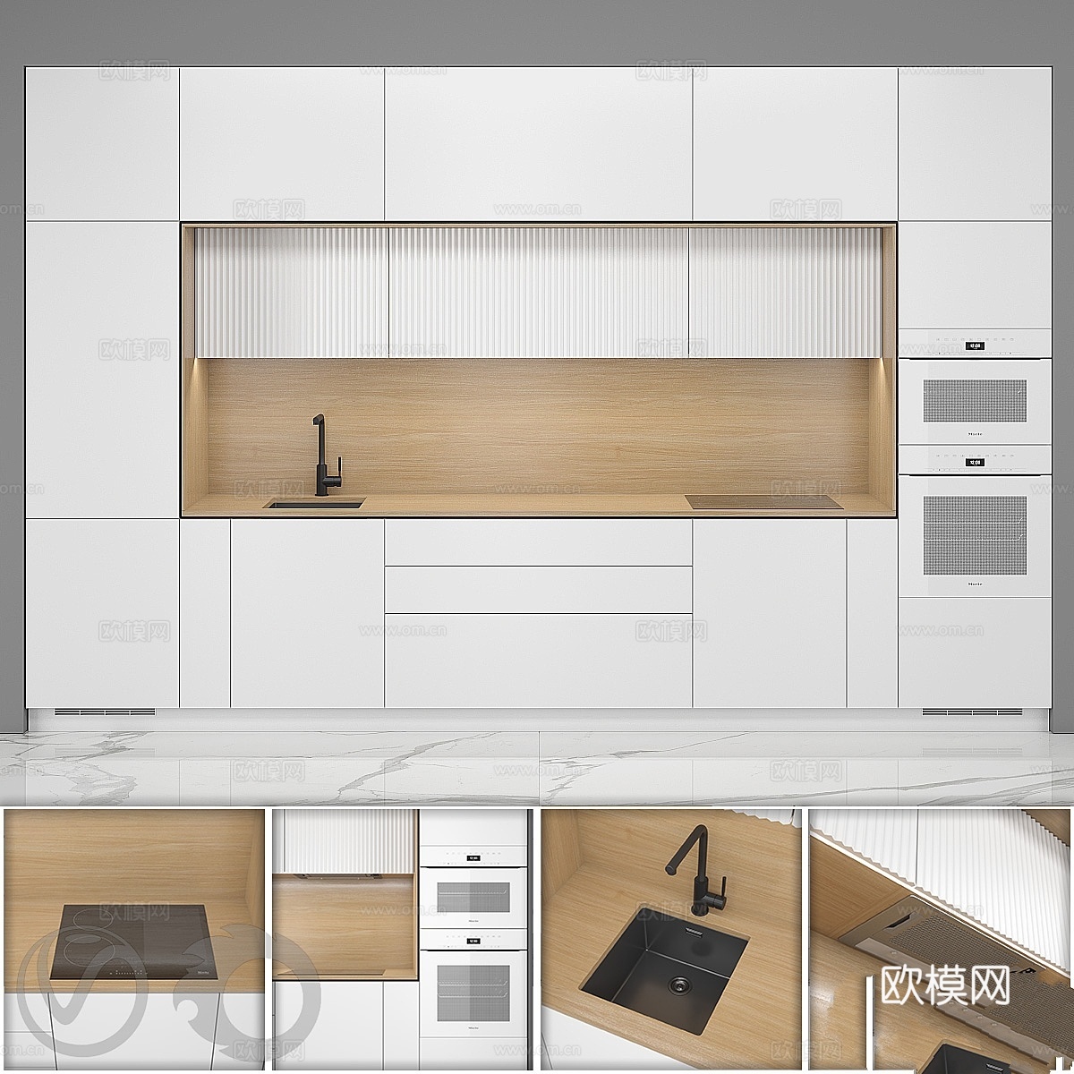 直通厨房Oda3d模型