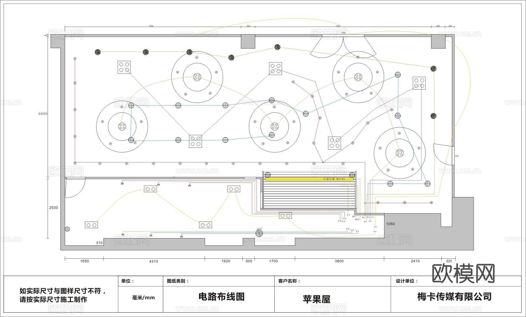 100平韩式小火锅 最新全套施工图合集cad施工图
