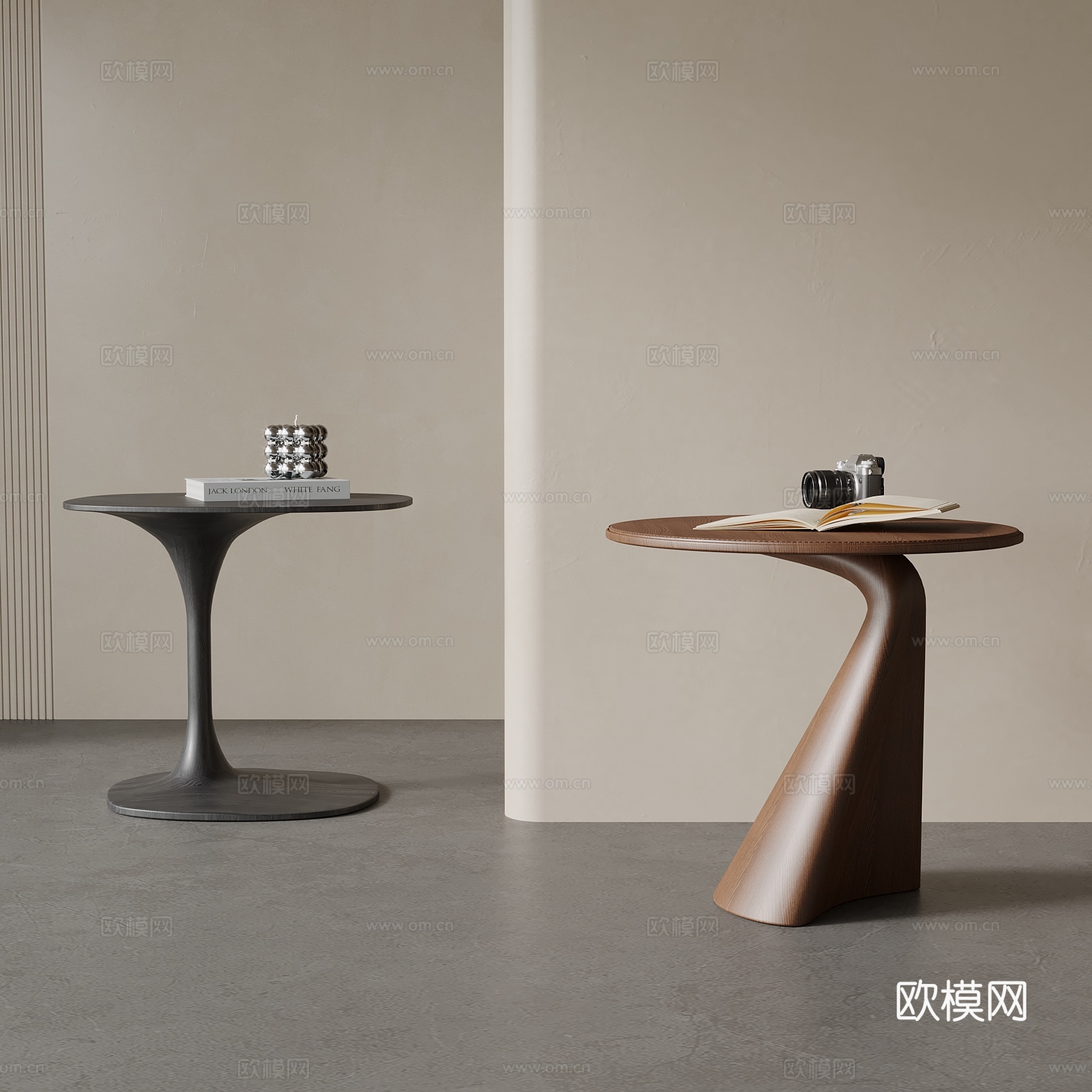 中古风边几su模型