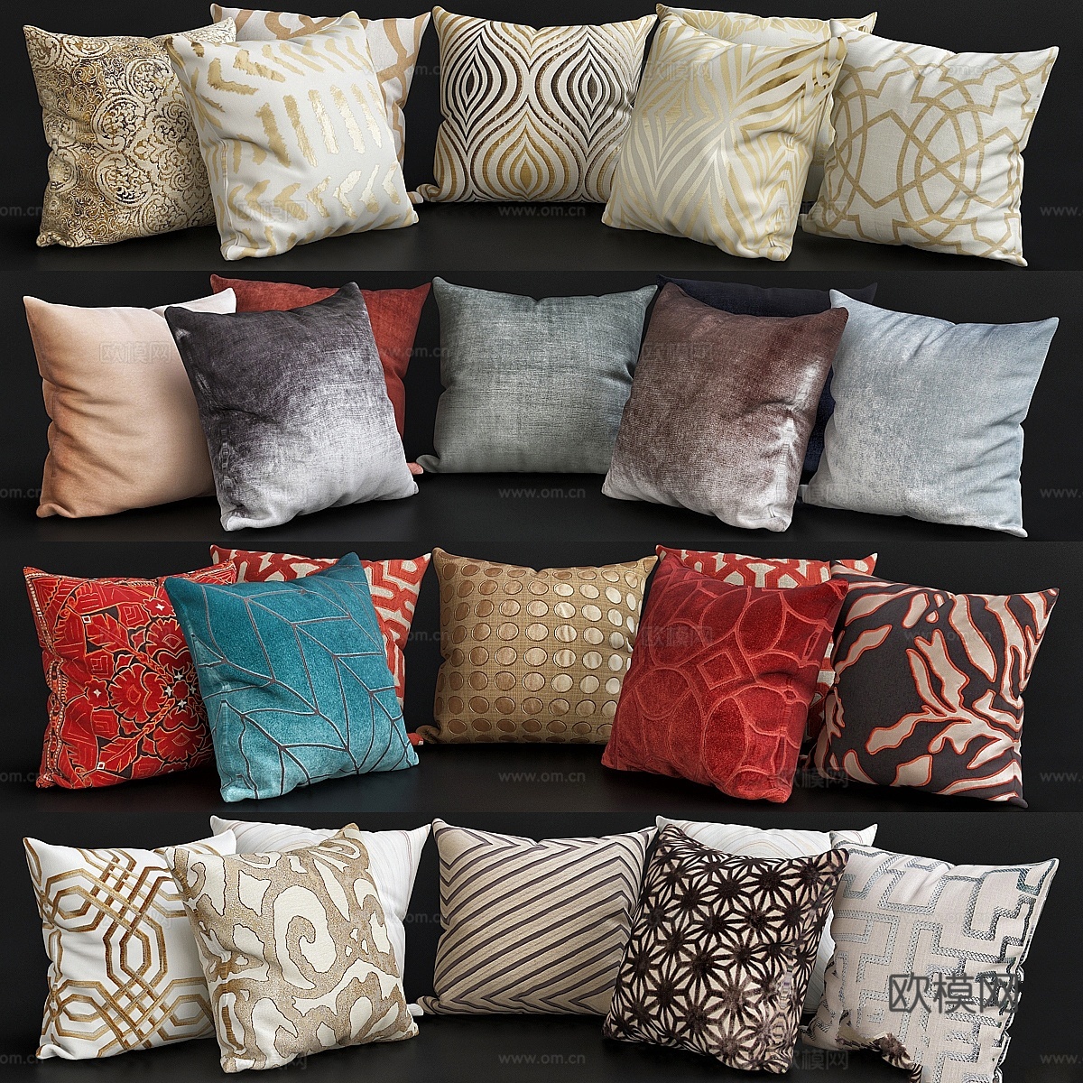 沙发靠垫系列 No. 23d模型下载