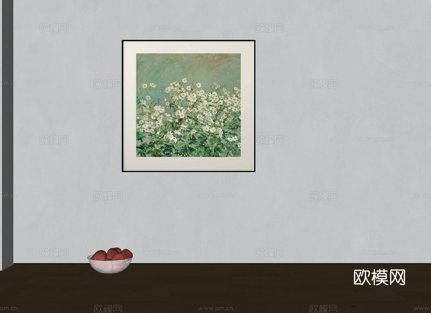 现代装饰画su模型