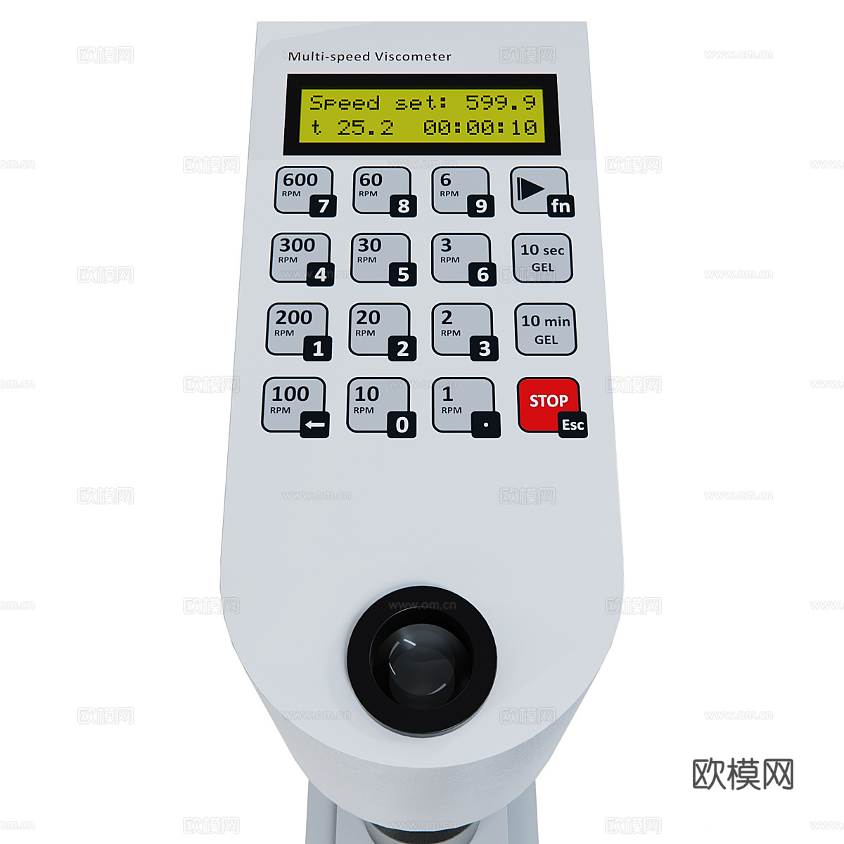 旋转粘度计3d模型下载（渲染图5）