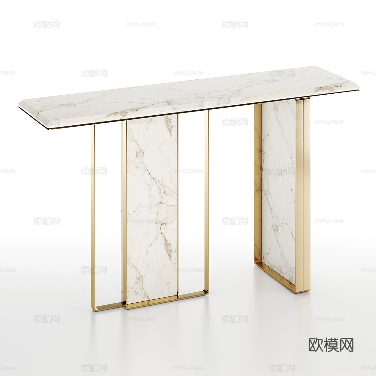 Gold边几3d模型下载