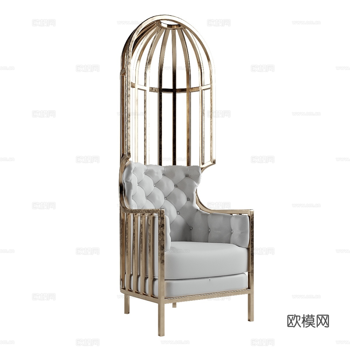 优雅笼式座椅 Eichholtz Bora Metropol3d模型下载