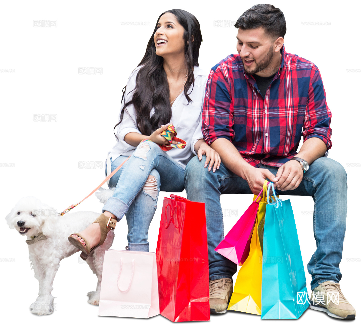 休闲行走站立人物下载（渲染图5）