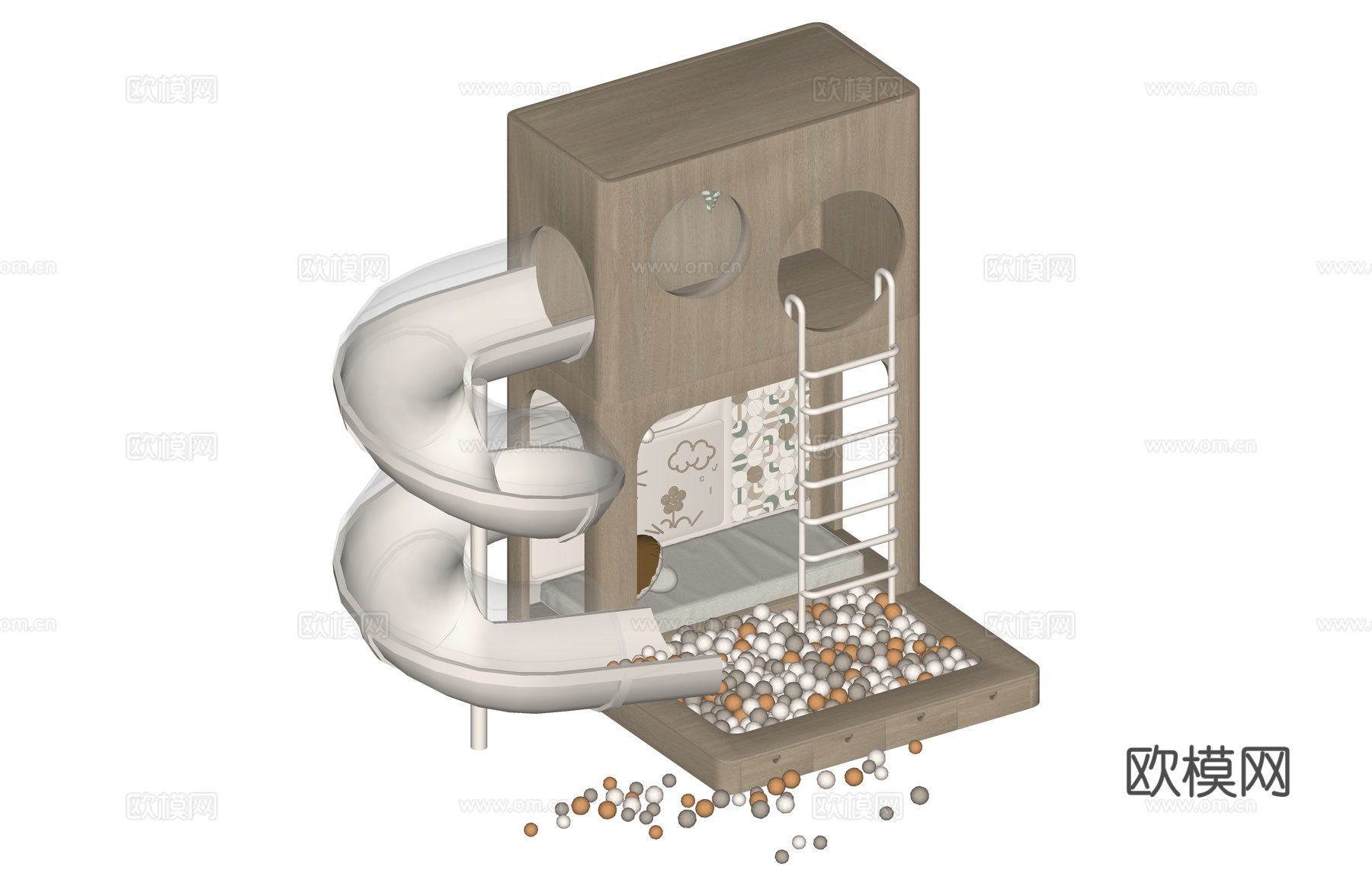景墙 构筑物 廊架 座椅 小品 花箱 景观 雕塑 指示牌 景su模型