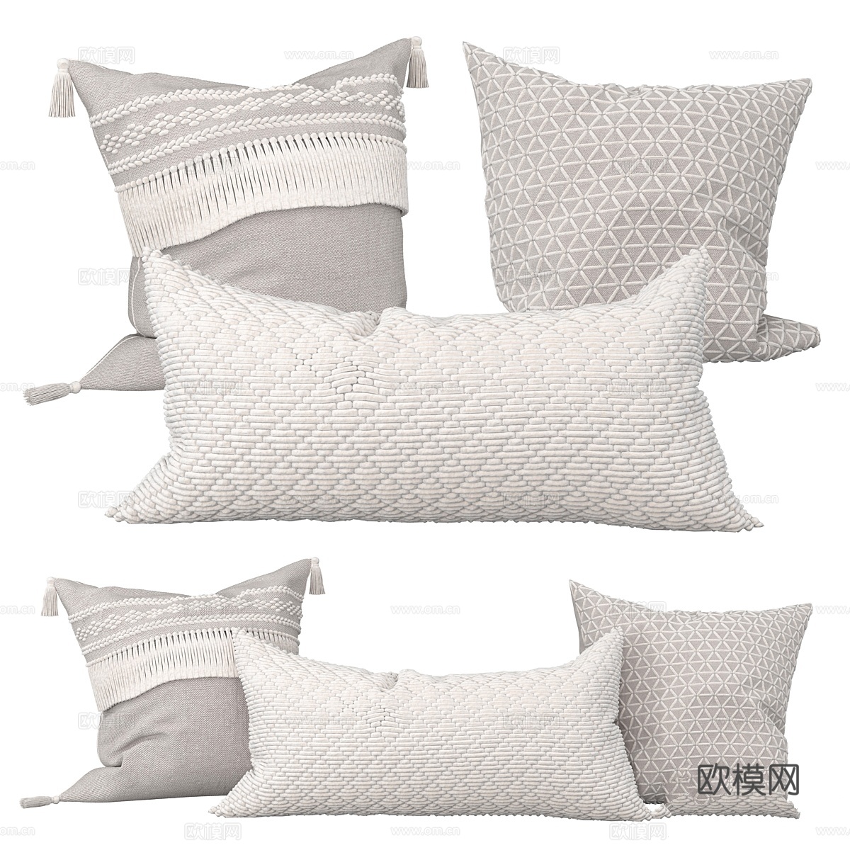 波西米亚靠垫013d模型下载