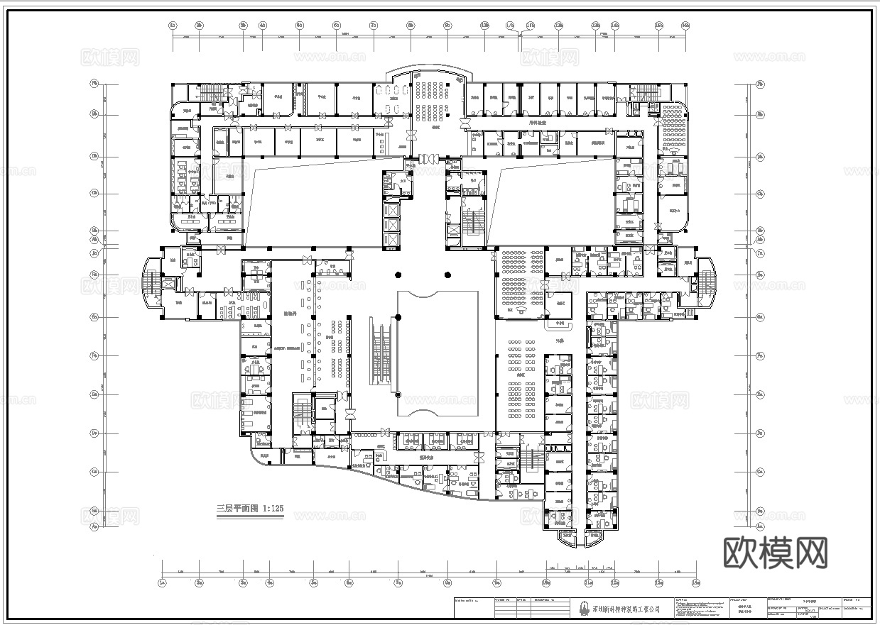 医院 最新全套施工图合集cad施工图