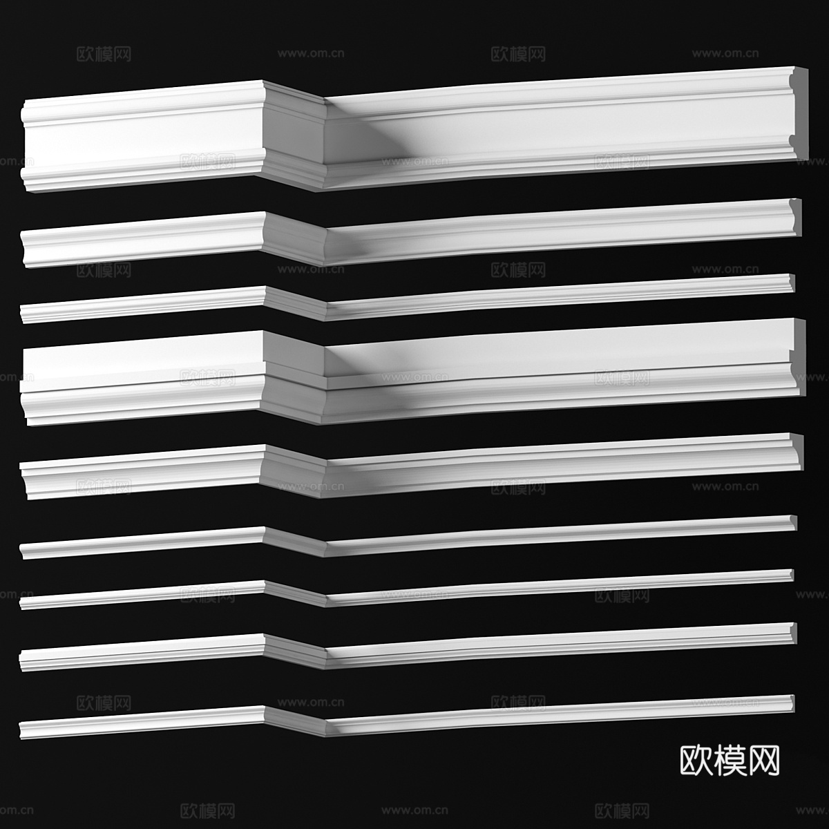 装饰线条精选 - Dikart 第11页3d模型下载