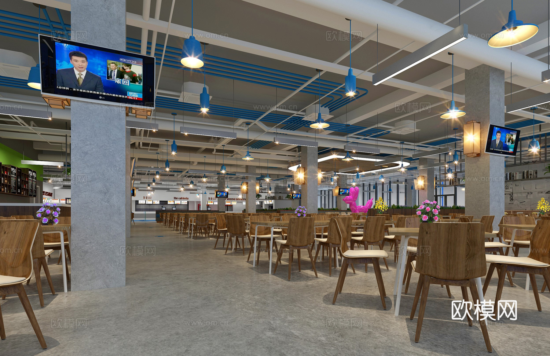 公司员工餐厅 学校食堂 最新全套施工图合集cad施工图